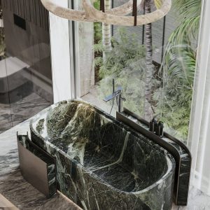 Deep Green Bathtub