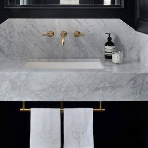 جزئیات سطح Bianco روشویی سکون سپید