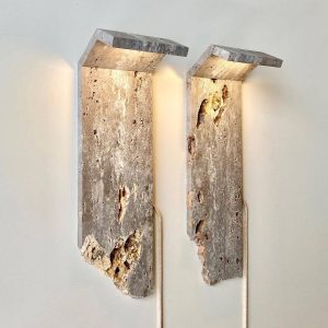 Silver Cut Wall Light