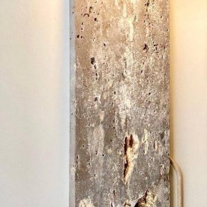 Silver Cut Wall Light