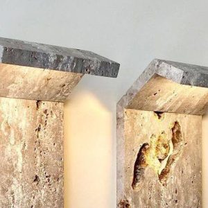 Silver Cut Wall Light