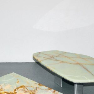 Fluid Light Marble Table